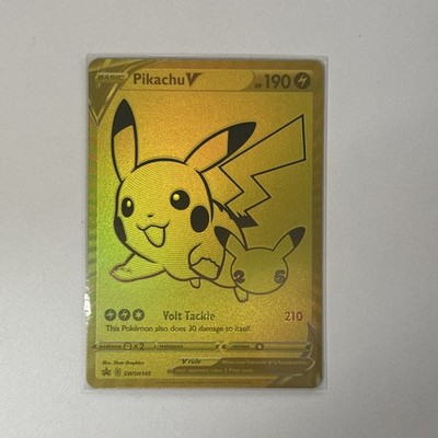 Pikachu v SWSH 145 Black Star Promo, Englisch, NM