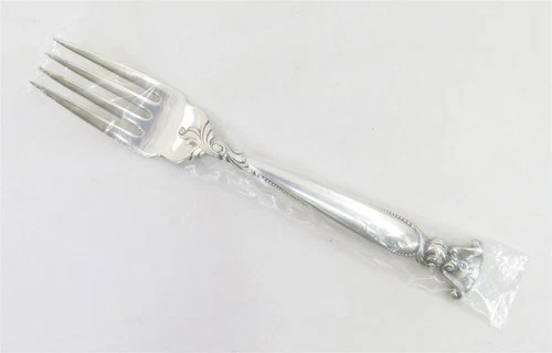 Wallace 'Romance of the Sea' Sterling Silver Individual Salad Fork New!