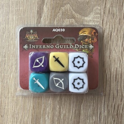 Arcadia Quest Inferno Guild Dice Würfel Neu Ovp  CMON AQ030