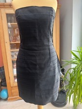 Exquisite Vintage DOLCE & GABBANA Black Strapless BodyCon Mini DRESS 40, UK 8 §