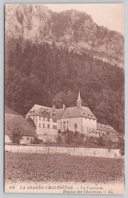 Postcard La Grande Chartreuse France Mountain Hospital 1910s DB View