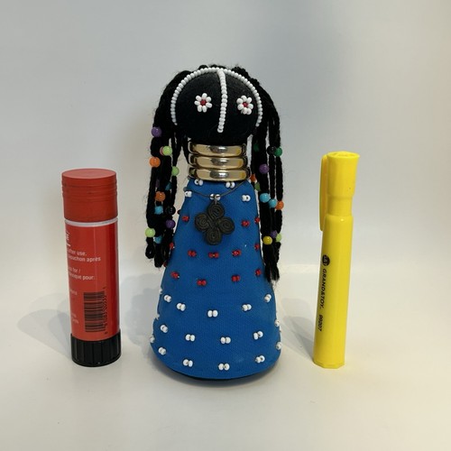 Muñeca Ndebelle Cuentas (Hermosa, Azul y Negra) Ver fotos y descripción - Imagen 5 de 7