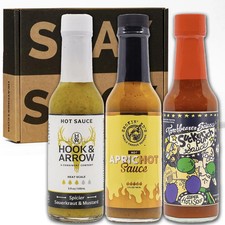 Hot Ones Hot Sauce Challenge Set - Season 27 Heat - Hot Sauces Gift Set - Var...