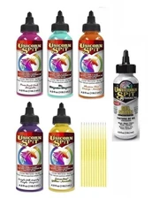Unicorn SPiT Gel Stain & Glaze in One 4 oz. Bundles with Transforming Sparkling