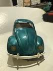 Vintage Tonka VW Bug Beetle Car Toy Pressed Metal 52680 Volkswagon Metallic Blue