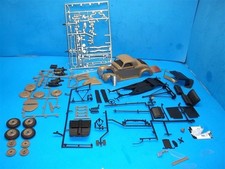 Vintage Model Car - Monogram 1936 Ford 3 Window Or Convertible - Parts Vintage Model Car - Monogram 1936 Ford 3 Window Or Convertible - Parts