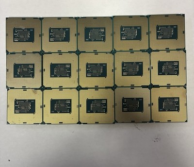 LOT OF FIFTEEN INTEL CORE i3 6TH & 7TH GEN CPUs/LIST IS IN THE DESCRIPTION