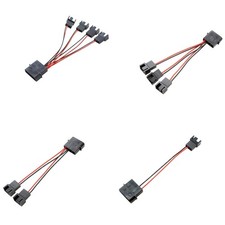 IDE Large 4pin To Small 4pin Fan D Port Power Adapter Extension Cable Y Splitter