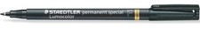 STAEDTLER Pack Of 3 Lumocolor Permanent Marker PensSpecial 319F Fine Tip - Black