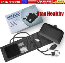Manual Blood Pressure Monitor BP Cuff Gauge Aneroid Sphygmomanometer Machine Kit