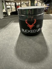 Bucked Up Pre-Workout Powder Blood Raz, 25 Servings 9.2 oz Expires 2027