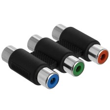 - RCA Coupler Audio Video Cable Adapter Composite Component Connector Convert...