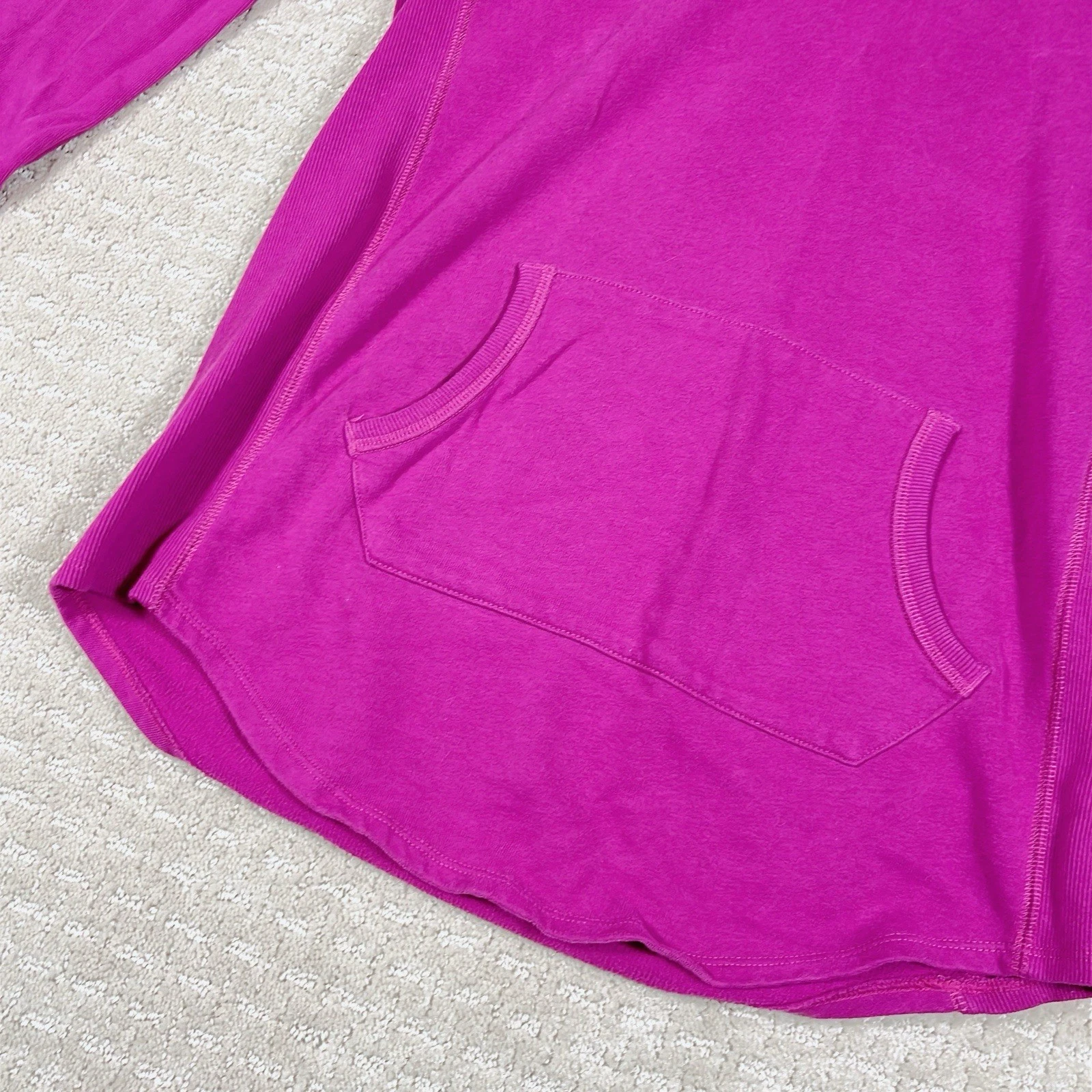 UNDERCOVER Felpa Victoria’s Secret rosa con cappuccio donna taglia media rosa caldo scollo a V