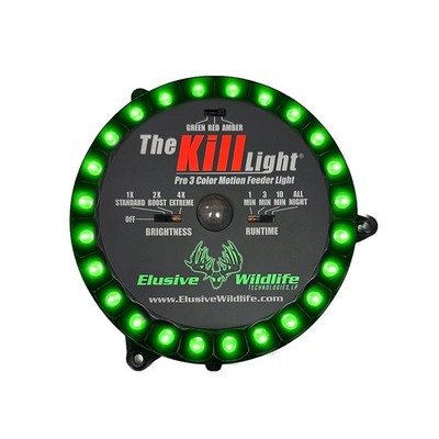 Elusive Wildlife Kill Light 3-Color Feeder   Motion Activated green 