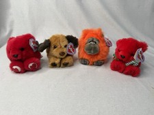 Lot of 4 Vintage Puffkins Collection w/ Tags - Jangles, Kisses, Omar, Fetch