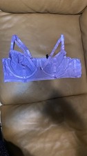 NWOT Torrid Curve LIGHT PURPLE Corded Lace Underwire Bralette Cage Straps Size 3