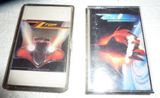 Lot of 2 ZZ Top Cassette Tape Albums Eliminator  Afterburner S-74