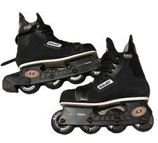 Bauer Inline Off Ice Roller Hockey Skates Rollerblades Size 8
