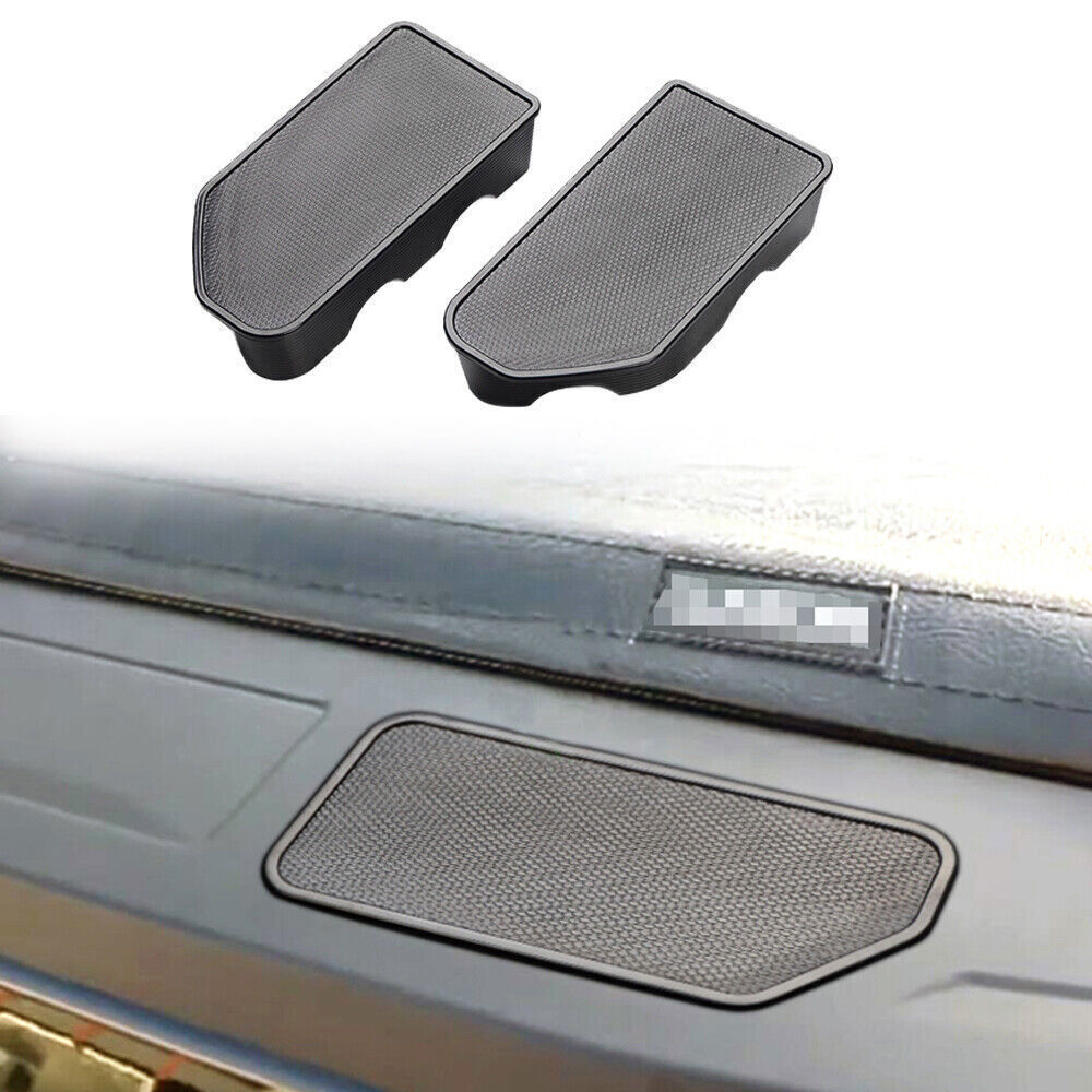 Black Rear Door Tailgate Pedal Protector Cover Trim For Chevy Silverado 2019-21