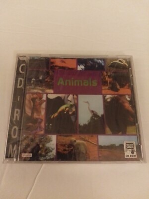 Media Safari Animals CD-ROM Vintage Software For Windows 3.1 to XP Brand New