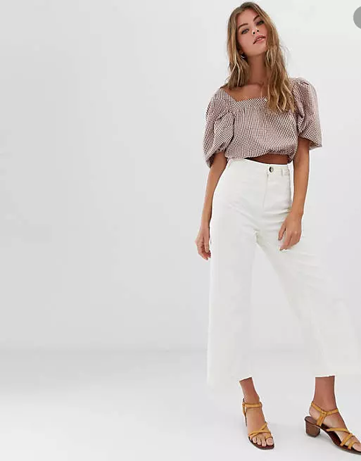 Free people patti shop cotton cropped pants