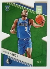 2022-23 Donruss Elite Jaden Hardy RC GREEN DIE CUT PARALLEL 2/3 #222