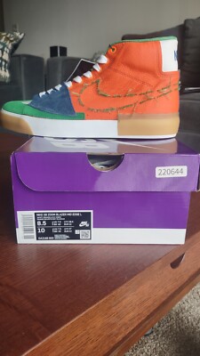 Nike Zoom Blazer Edge SB Mid Multi-Color Men's 8.5 (women's 10)