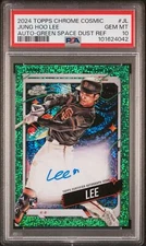 2024 TOPPS CHROME COSMIC COSMIC CHROME AUTOS #JL JUNG HOO LEE 56/75 PSA 10