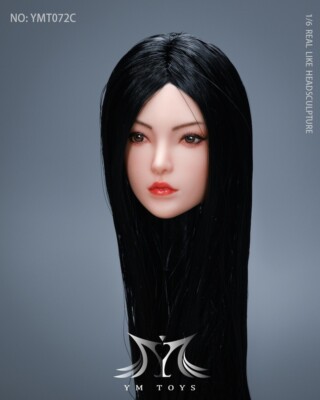 YMTOYS 1/6 YMT072C Jinger Asia Girl Head Carved Fit 12'' TBL PH Action Figure