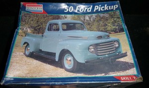 Details About Monogram 2457 1950 Ford F 1 Pickup Truck 125 Model Car Mountain Kit Comp