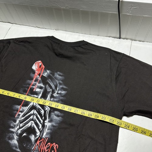 Camicia vintage Iron Maiden da uomo XL Killers Nacho Pop Underground maglietta bifacciale - Foto 7 di 8