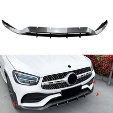 For Mercedes Benz GLC X253 GLC200 260 300 2020-2022 AMG Front Bumper Spoiler Lip