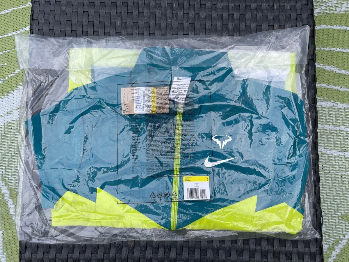 Nike Court Rafael Nadal Men Tennis Jacket XL Roland Garros Nike Court Rafael Nadal Men Tennis Jacket XL Roland Garros