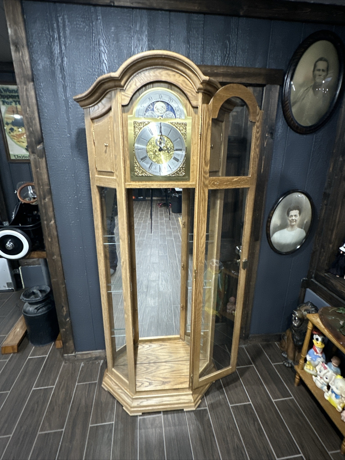 Original Kieninger Grandfather Clock No (0) Jewels Unadjusted Made In Germany eBay