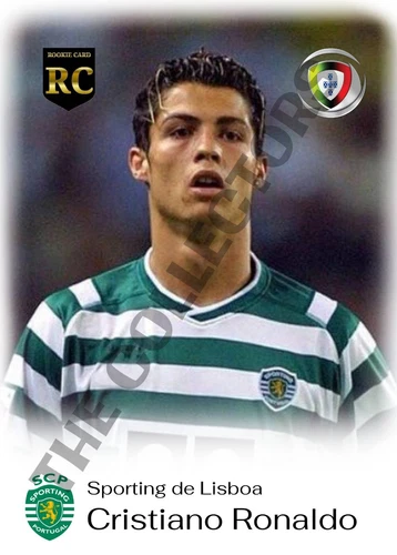 CRISTIANO RONALDO SPORTING CP 2002. ROOKIE . COLLECTION CARD. NO PANINI/NO TOPPS