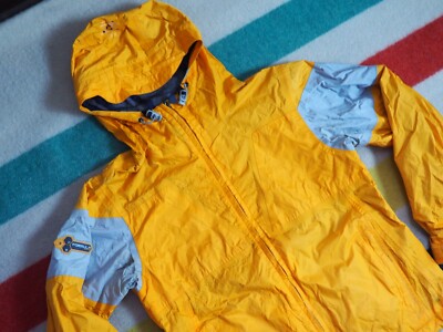 VTG Y2k BURTON Snowboards Formula Hex Hive Tech Shell Orange 