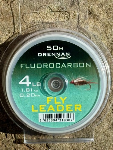 Drennan Fluorocarbon Leader / Tippet, 4 lb Test , 50 Meters - Picture 3 of 3
