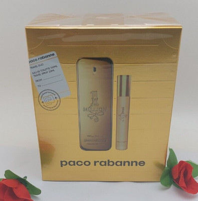Paco Rabanne 1 Million EDT 2PCS Travel Set For Men