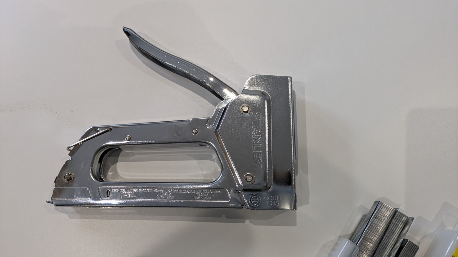 Stanley TR45 all metal, LightDuty Staple Gun with 8mm Staples eBay