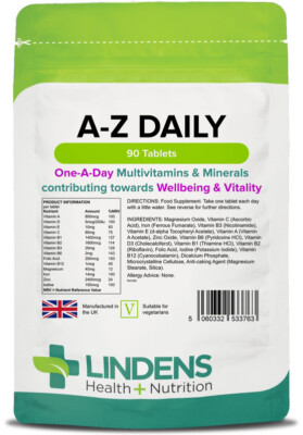 Complete A-Z Daily Multivitamin Tablets Adults Men / Women Multi Vitamin S