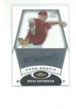 2008 FINEST #164 ROSS DETWILER   AUTO  RC
