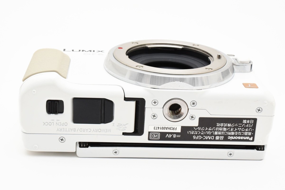 Panasonic Lumix GF6 Mirrorless Digital Camera White Body [Japanese