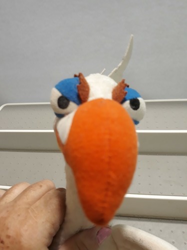 Disney The Lion King Broadway Play Edition White Zazu Bird Plush Stuffed ” - 第 4/8 張圖片