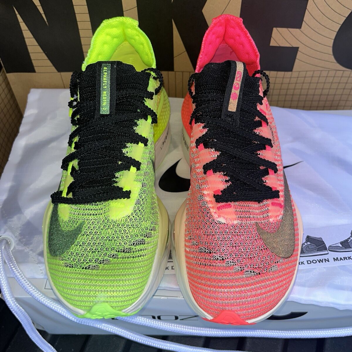 NEW Nike ZoomX Alphafly NEXT% Ekiden Green Pink FQ8110-331 NEW Nike ZoomX Alphafly NEXT% Ekiden Green Pink FQ8110-331