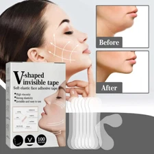 Invisible Face Lift Tape 100PCS Patche Sticker For Face Skin Hide Lines Wrinkles