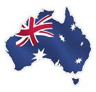<!--F#f_0-->AUSTRALIA MAP W/ FLAG DECAL STICKER PATRIOTIC AUSTRALIANA AUSSIE DECALS STICKERS<!--F/-->