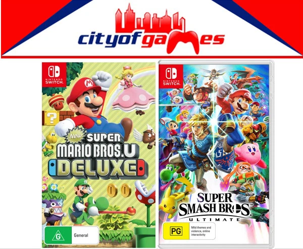 Jeu vidéo New Super Mario Bros. U Deluxe pour (Nintendo Switch) Switch de  Nintendo 