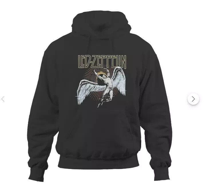 NEW!!! Led Zeppelin Unisex Hoodie Icarus Burst ALL COLOR S-5XL