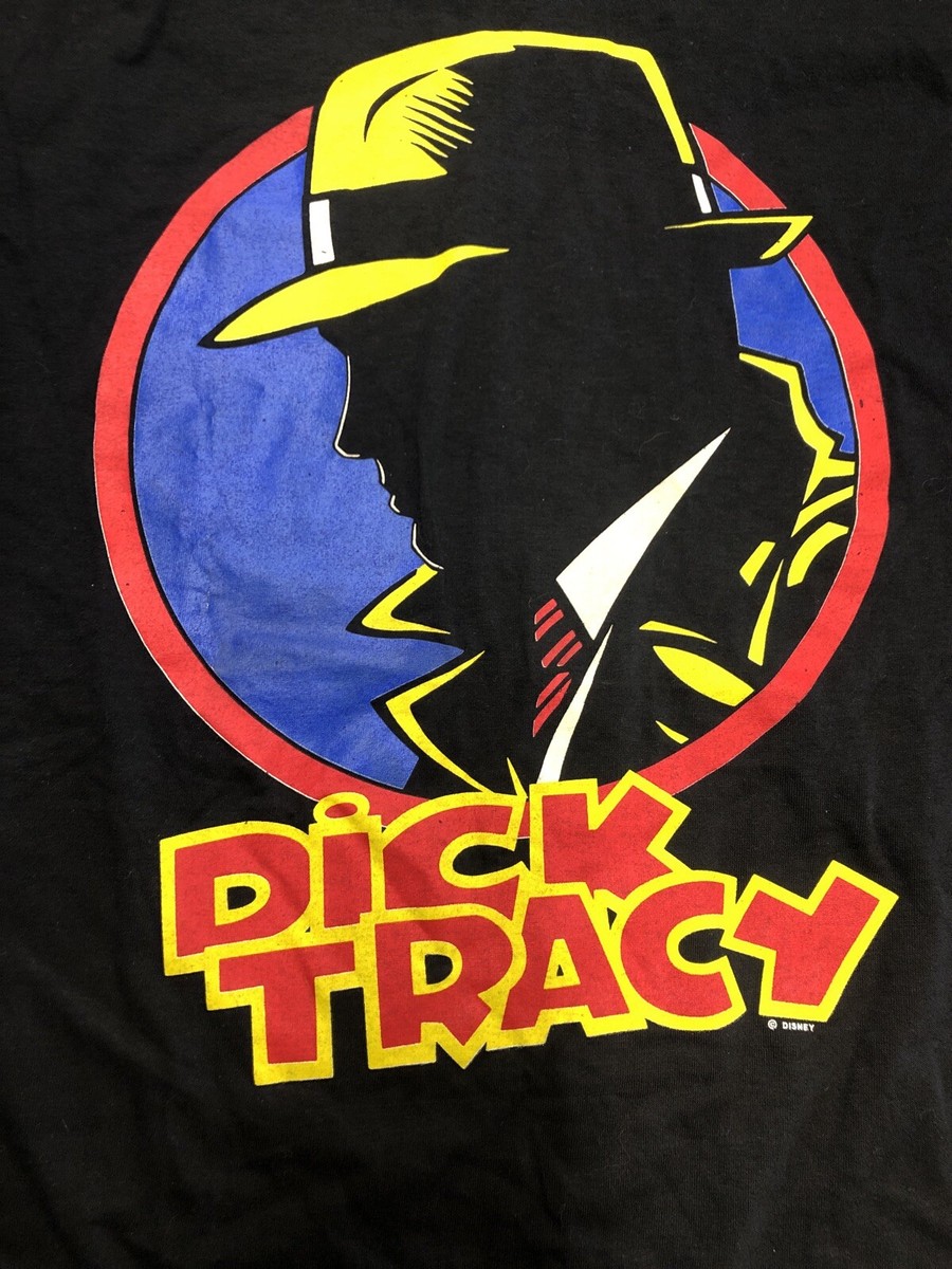 Vintage T Shirt - Dick Tracy Disney L Village Mews Comic Strip 