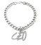 Hip Hop Large Joker Pendant & 16 Full Iced Miami Cuban Choker Chain Necklace